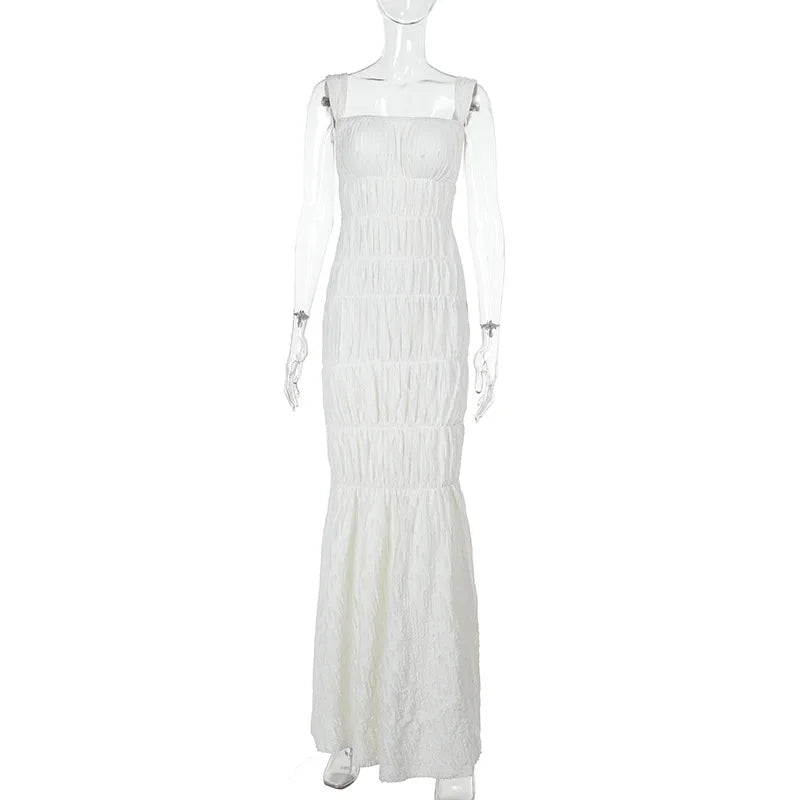 Maternity Dress Photography Studio Pregnancy Gown Elegant Pleated Maxi Skirt Flattering Pregnant Women's Photo Session Dresses