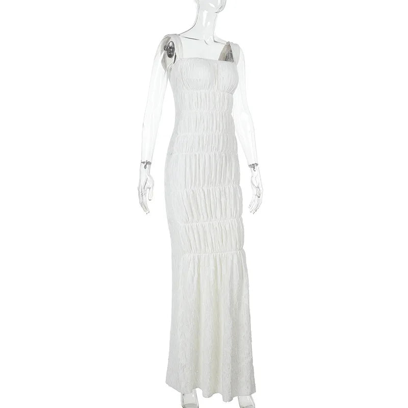 Maternity Dress Photography Studio Pregnancy Gown Elegant Pleated Maxi Skirt Flattering Pregnant Women's Photo Session Dresses