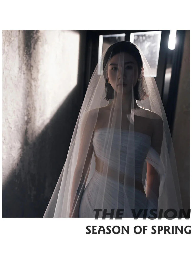 Elegant White Evening Dress A-Line Bandeau Sexy Backless Strapless Sleeveless Pleated Tulle Special Occasion Party Dress