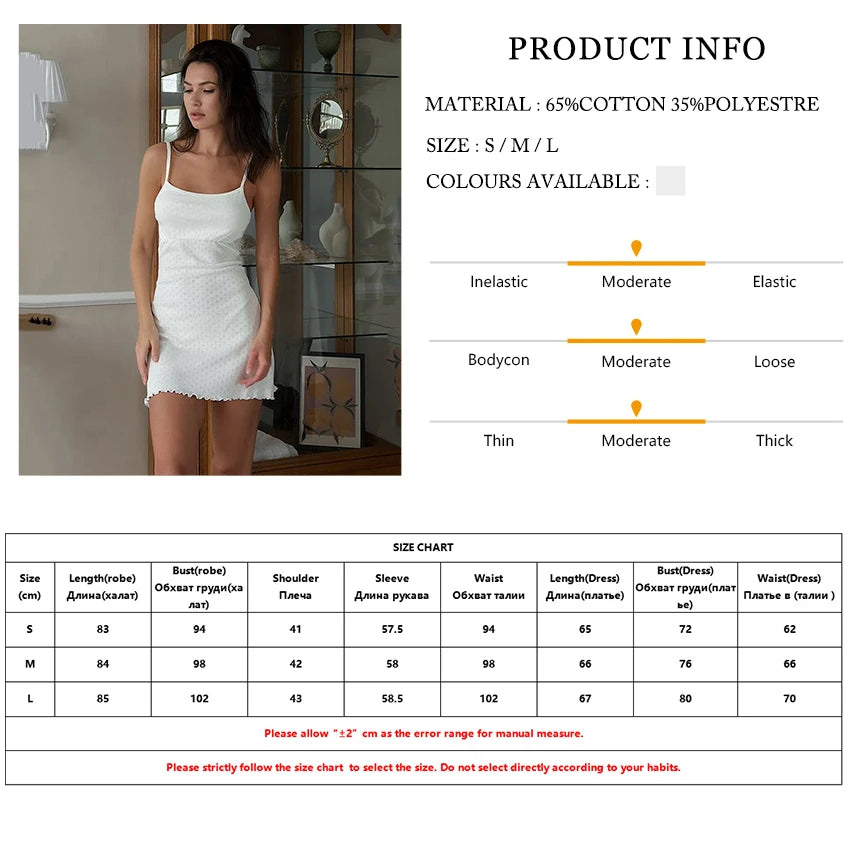 Marthaqiqi Casual Female Pajamas Set Long Sleeve Robe V-Neck Sleepwear Spaghetti Strap Nightie Mini Dress Women Nightgowns Suit