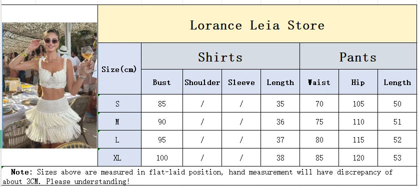 Women Tassels Patchwork Knit Skirt Set Elegant Shell Shape Backless Slim Sling Vest Suits Lady Summer Holiday Street Outfit 2025